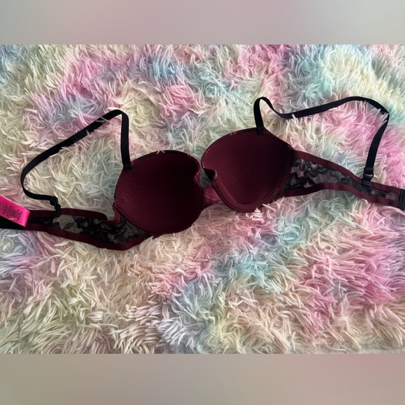 NWOT La SENZA Remix Black and Pink Push-Up Bra- 34A - Picture 7 of 8
